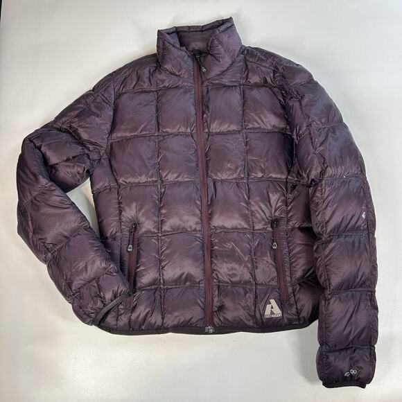 Eddie Bauer First Ascent EB800 Down Puffer Jacket Medium Full Zip Coat Flaw - Picture 1 of 13